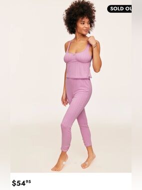 Adore me Pink Pj set… NWT